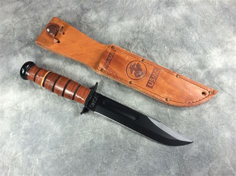 First is the D2 steel used on the iconic 7-inch clip point blade. . Kabar knife for sale